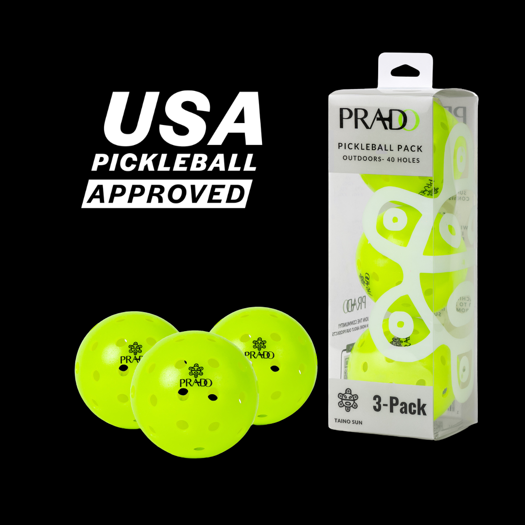 Taíno Sun Pickleball Balls — USAPA Approved Outdoor – Prado Activewear