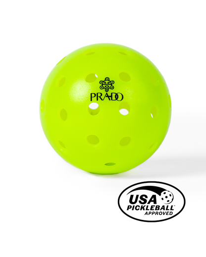 Taíno Sun USAPA-approved 40-hole outdoor pickleball ball with Puerto Rican heritage design