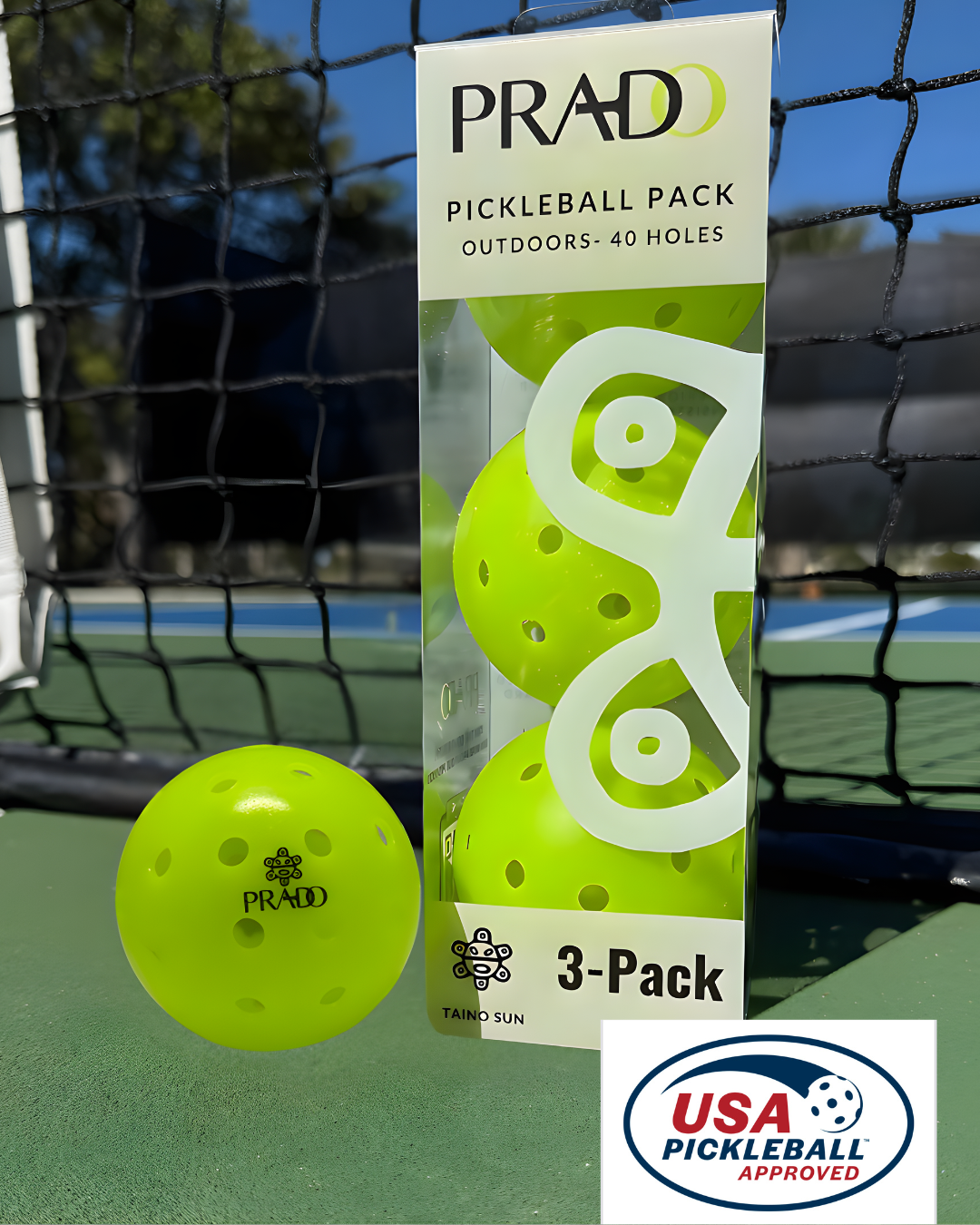 Pelota de Pickleball Taino Sun – Certificada por USAPA