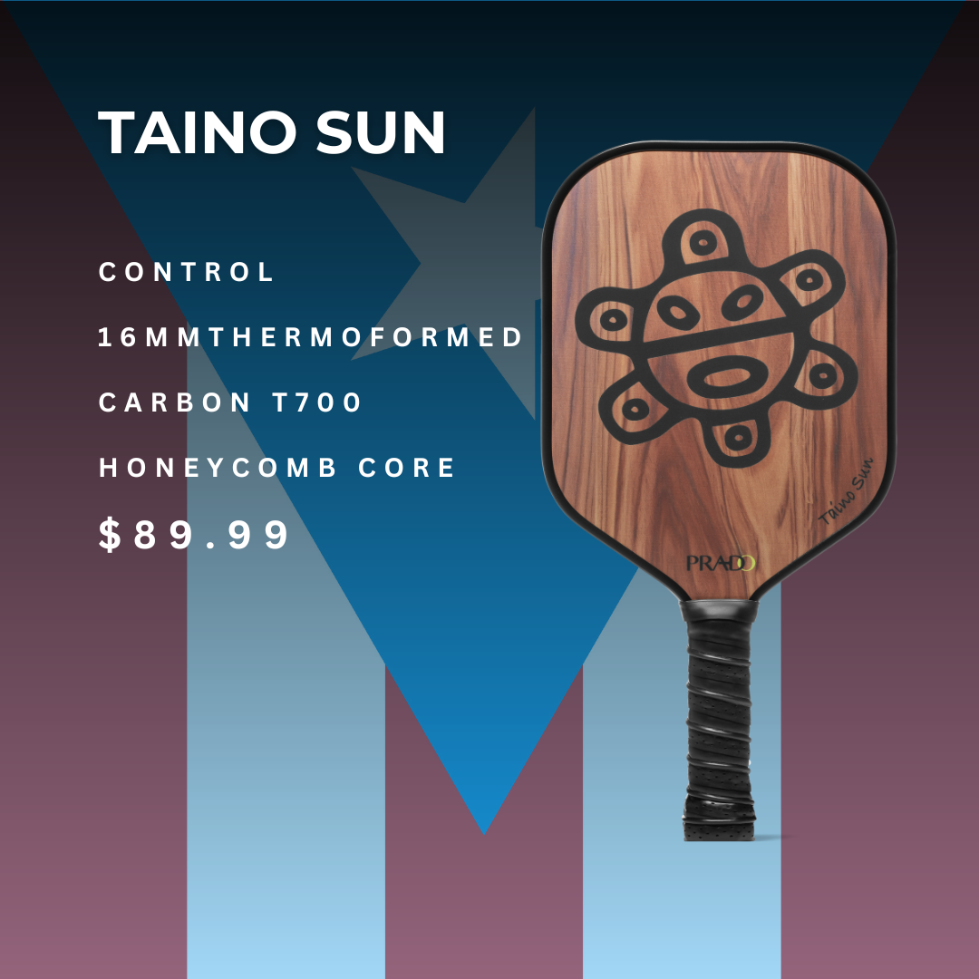 Taino Sun: Pala de Pickleball Premium con Raíces Puertorriqueñas