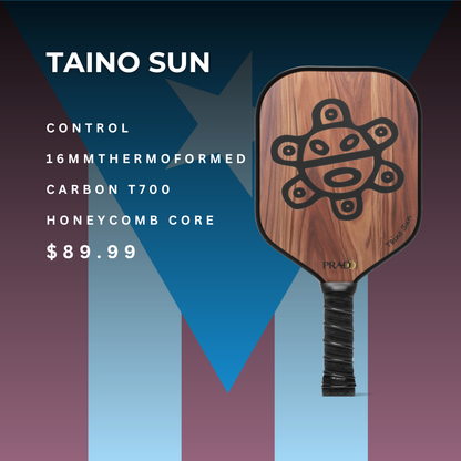 Taino Sun: Pala de Pickleball Premium con Raíces Puertorriqueñas