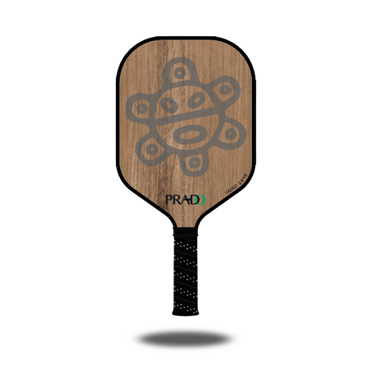 Taino Sun Paddle with Puerto Rican cultural design, T700 carbon fiber, textured surface, and black grip handle.